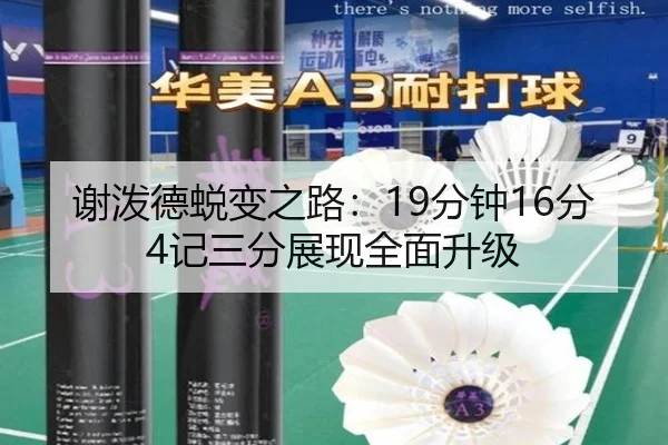 谢泼德蜕变之路:19分钟16分4记三分展现全面升级
